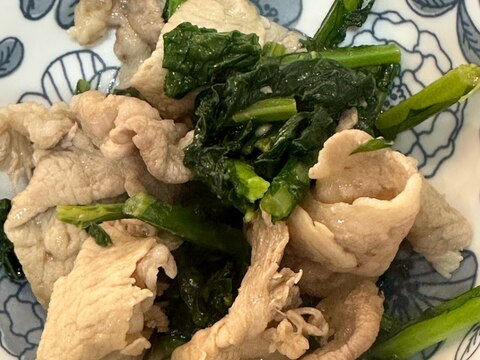 豚肉とカブ炒め